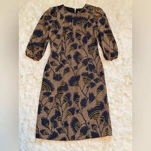 Burberry London Silk 3/4 Sleeve Dress - Size 4